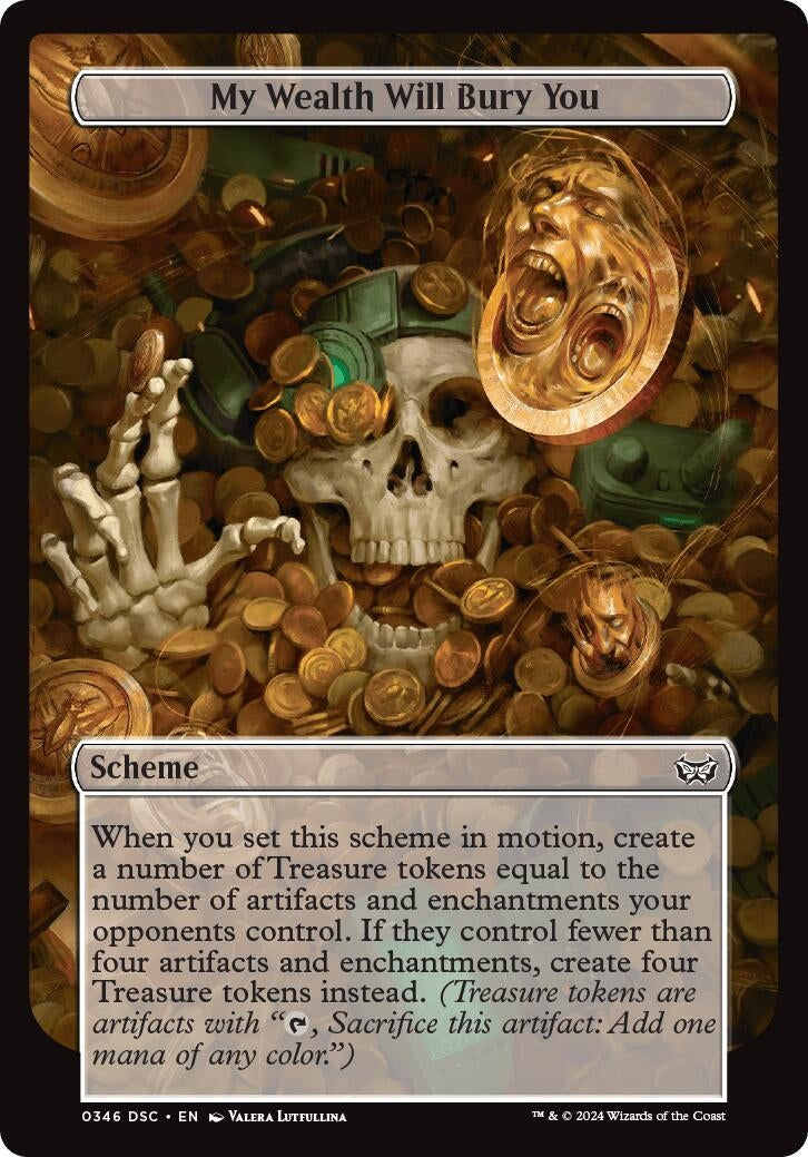 Image for My Wealth Will Bury You (Full Art) (Archenemy: Duskmourn) (346) - Magic: The Gathering