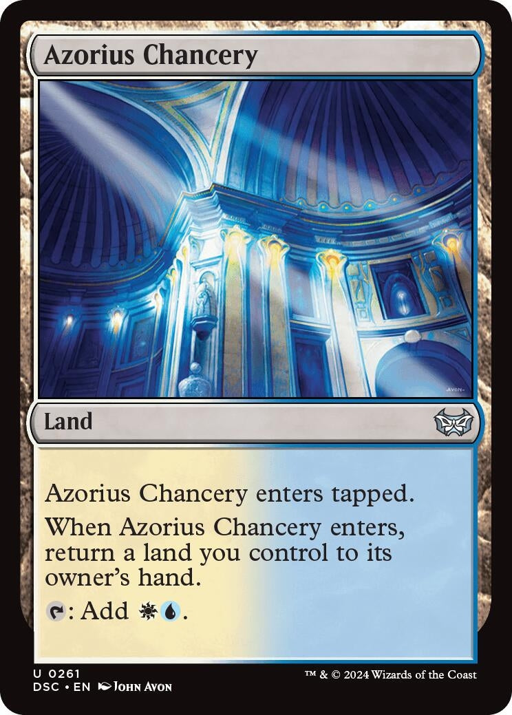 Image for Azorius Chancery (Commander: Duskmourn: House of Horror) (261) - Magic: The Gathering