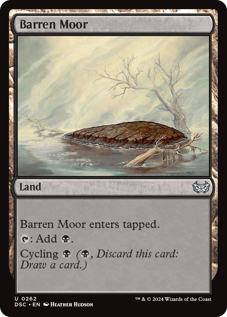 Image for Barren Moor (Commander: Duskmourn: House of Horror) (262) - Magic: The Gathering