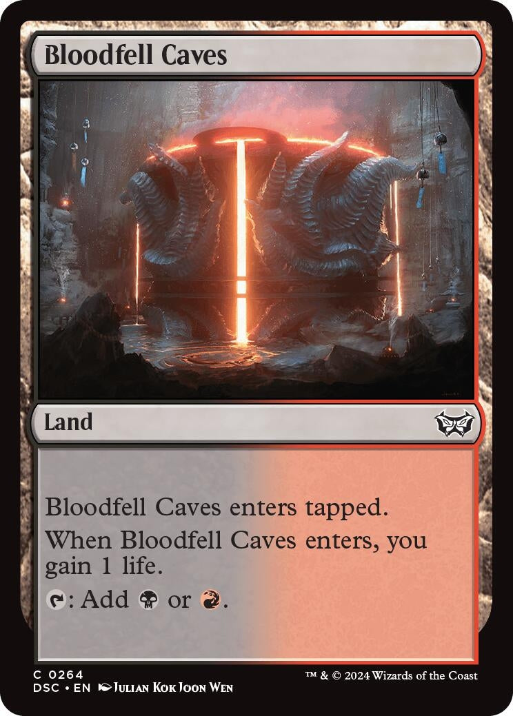 Image for Bloodfell Caves (Commander: Duskmourn: House of Horror) (264) - Magic: The Gathering
