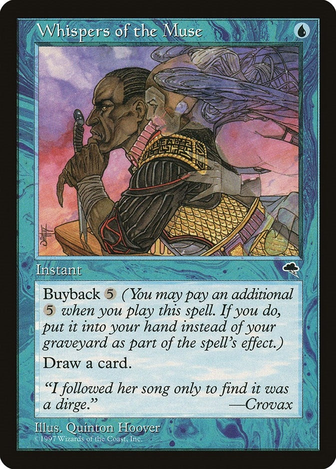 Image for Whispers of the Muse (Tempest) (103) - Magic: The Gathering