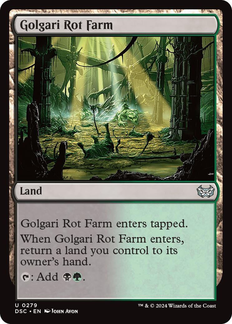 Image for Golgari Rot Farm (Commander: Duskmourn: House of Horror) (279) - Magic: The Gathering