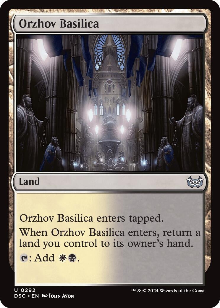 Image for Orzhov Basilica (Commander: Duskmourn: House of Horror) (292) - Magic: The Gathering