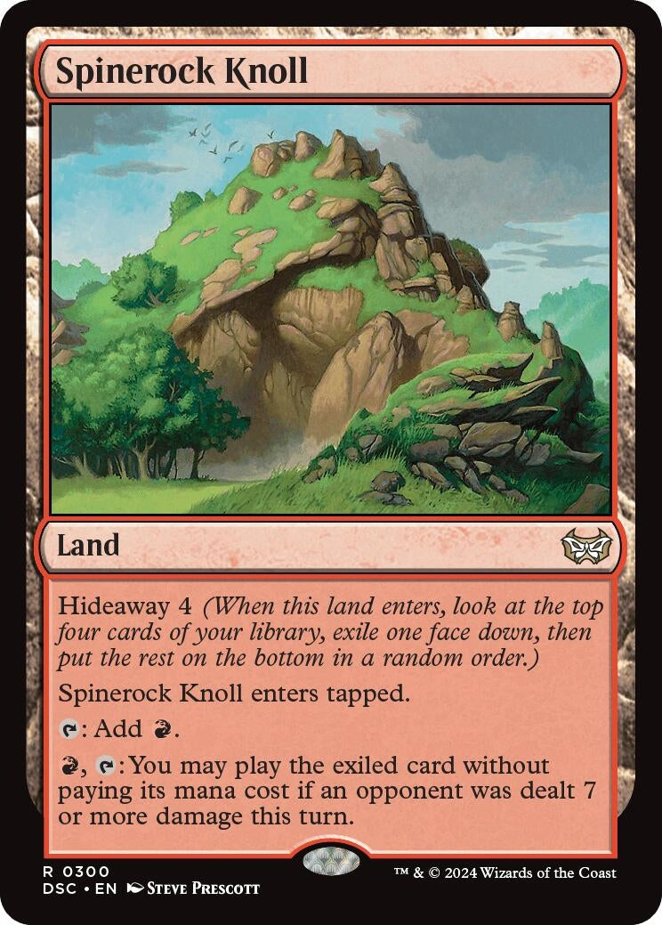 Image for Spinerock Knoll (Commander: Duskmourn: House of Horror) (300) - Magic: The Gathering