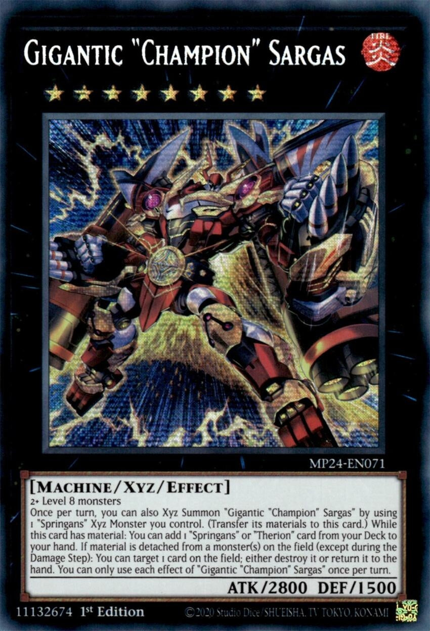 Image for Gigantic "Champion" Sargas (25th Anniversary Tin: Dueling Mirrors) (MP24-EN071) - YuGiOh