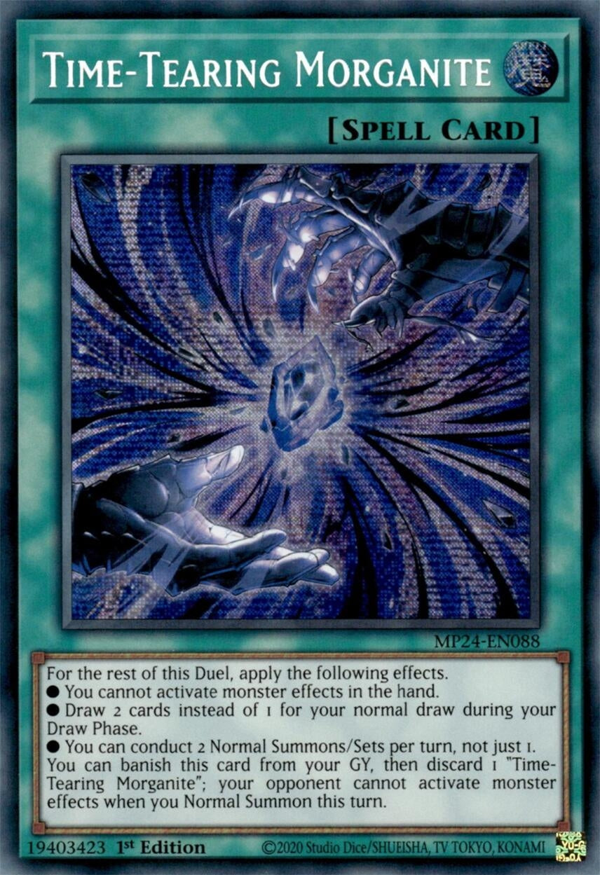Image for Time-Tearing Morganite (25th Anniversary Tin: Dueling Mirrors) (MP24-EN088) - YuGiOh