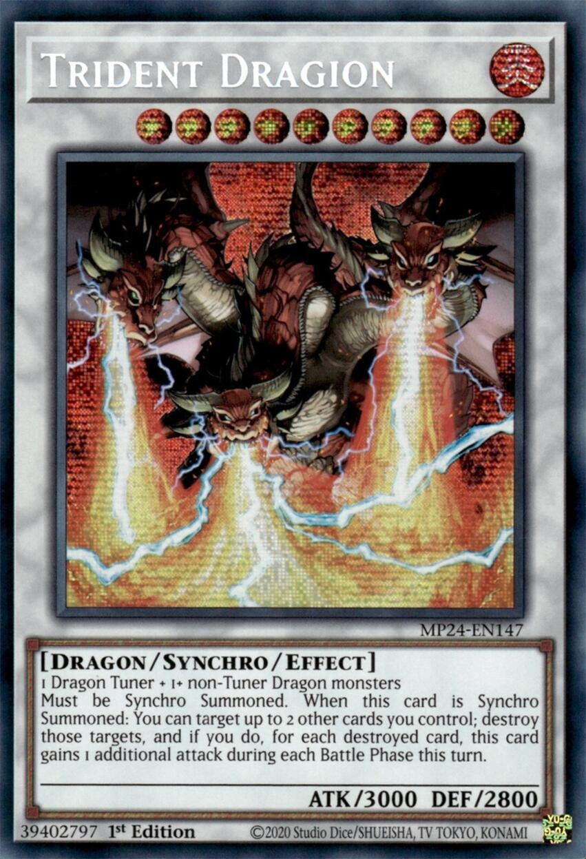 Image for Trident Dragion (25th Anniversary Tin: Dueling Mirrors) (MP24-EN147) - YuGiOh