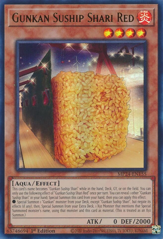 Image for Gunkan Suship Shari Red (25th Anniversary Tin: Dueling Mirrors) (MP24-EN155) - YuGiOh