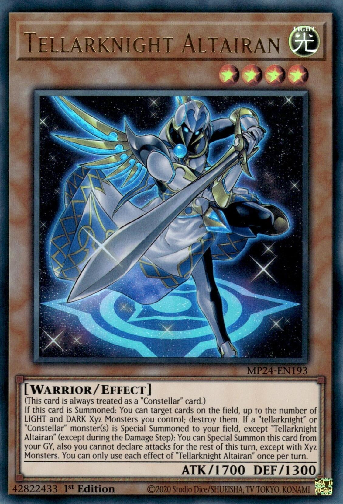 Image for Tellarknight Altairan (25th Anniversary Tin: Dueling Mirrors) (MP24-EN193) - YuGiOh