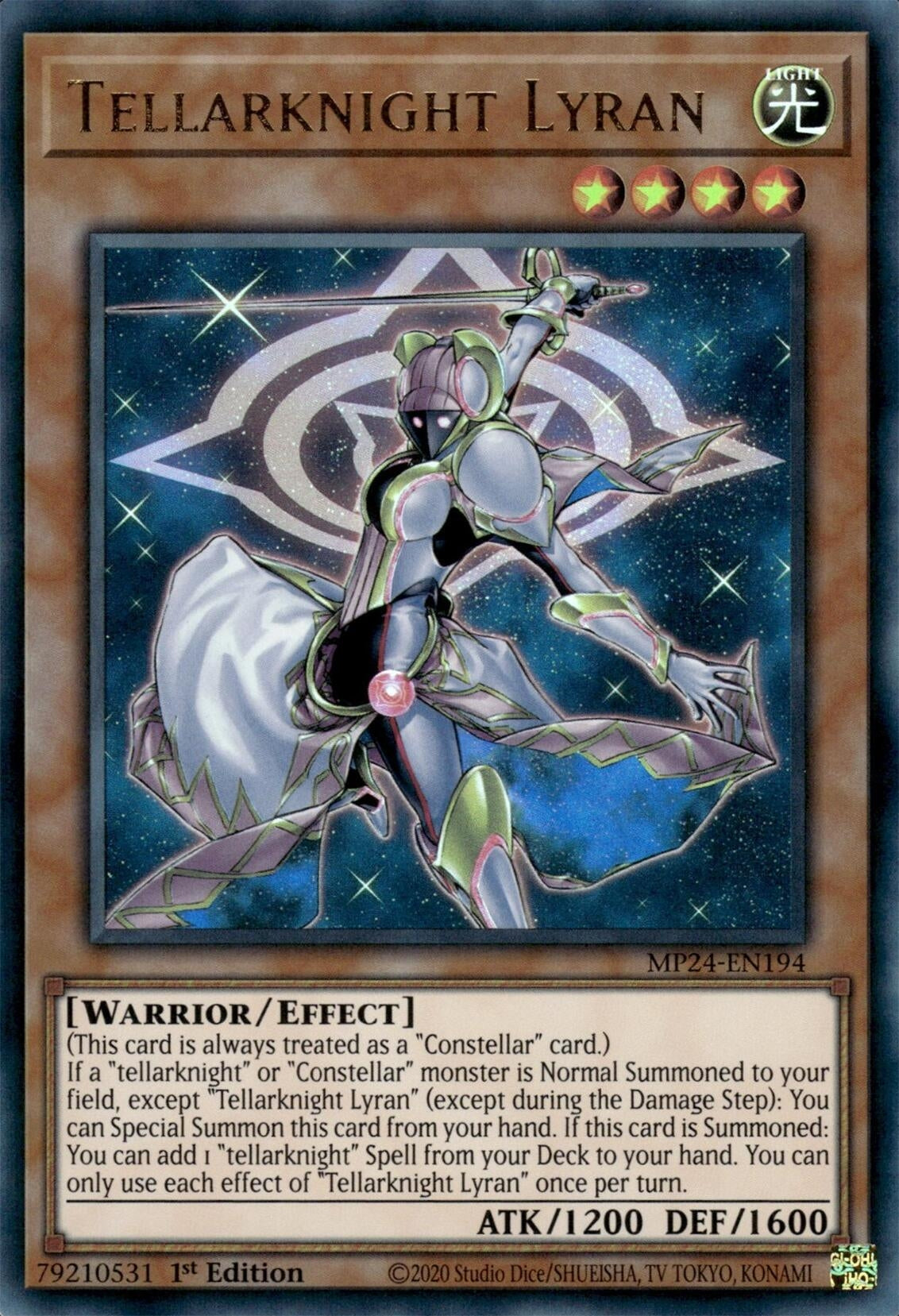 Image for Tellarknight Lyran (25th Anniversary Tin: Dueling Mirrors) (MP24-EN194) - YuGiOh