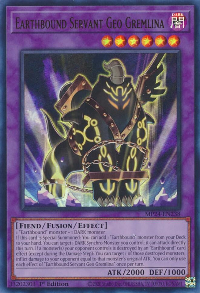 Image for Earthbound Servant Geo Gremlina (25th Anniversary Tin: Dueling Mirrors) (MP24-EN238) - YuGiOh