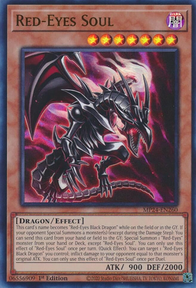 Image for Red-Eyes Soul (25th Anniversary Tin: Dueling Mirrors) (MP24-EN260) - YuGiOh