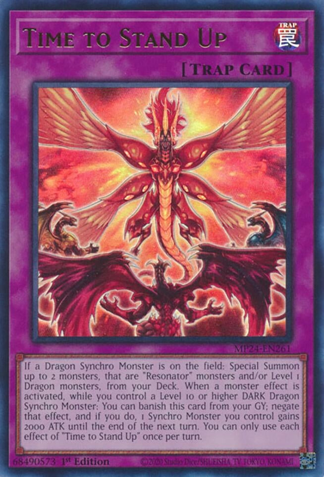 Image for Time to Stand Up (25th Anniversary Tin: Dueling Mirrors) (MP24-EN261) - YuGiOh