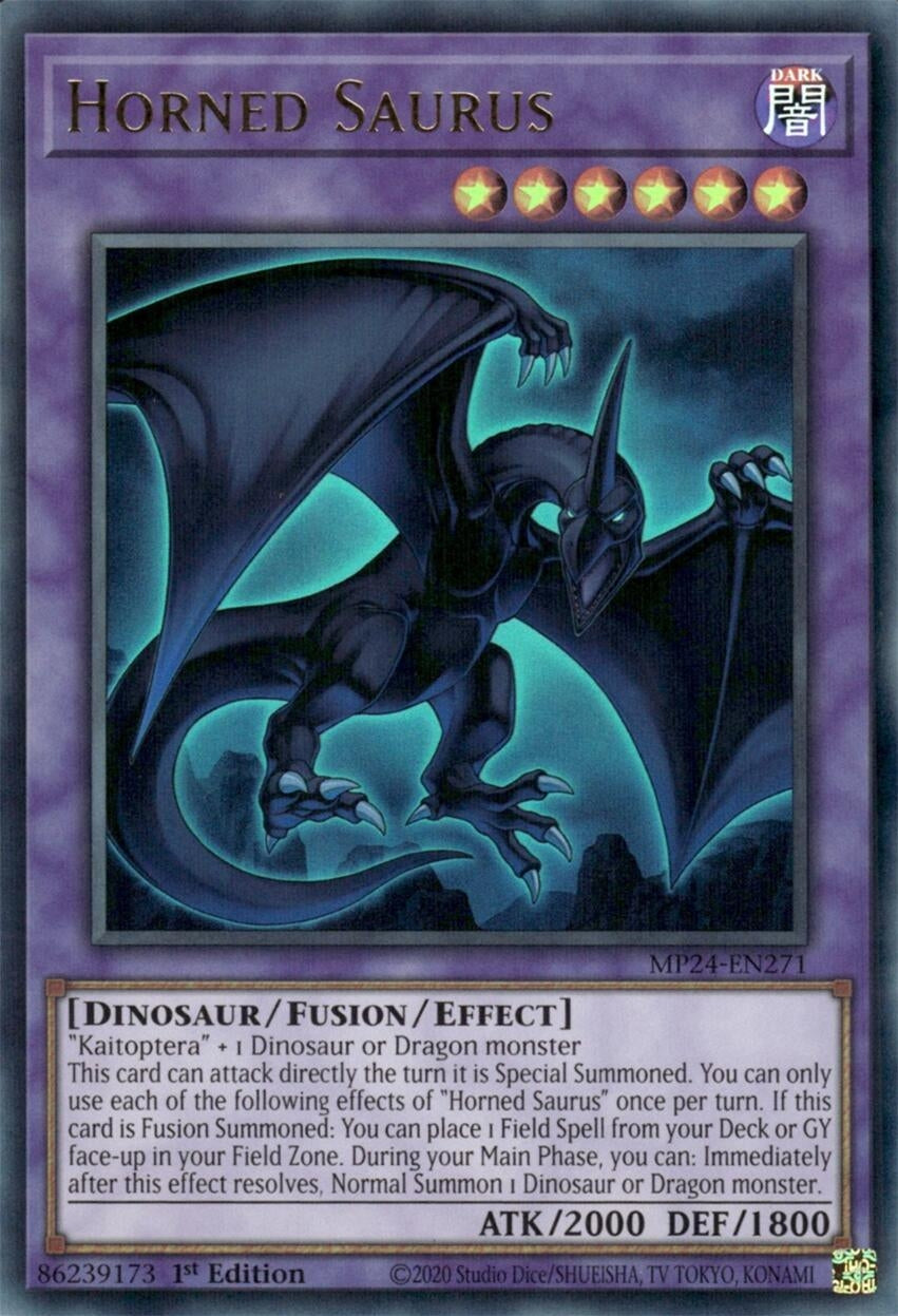 Image for Horned Saurus (25th Anniversary Tin: Dueling Mirrors) (MP24-EN271) - YuGiOh