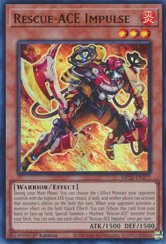 Image for Rescue-ACE Impulse (25th Anniversary Tin: Dueling Mirrors) (MP24-EN277) - YuGiOh