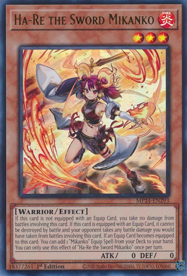 Image for Ha-Re the Sword Mikanko (25th Anniversary Tin: Dueling Mirrors) (MP24-EN293) - YuGiOh