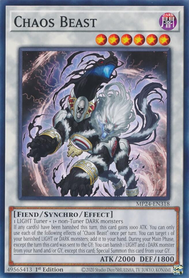 Image for Chaos Beast (25th Anniversary Tin: Dueling Mirrors) (MP24-EN318) - YuGiOh