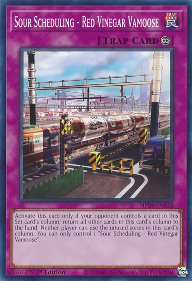 Image for Sour Scheduling - Red Vinegar Vamoose (25th Anniversary Tin: Dueling Mirrors) (MP24-EN333) - YuGiOh