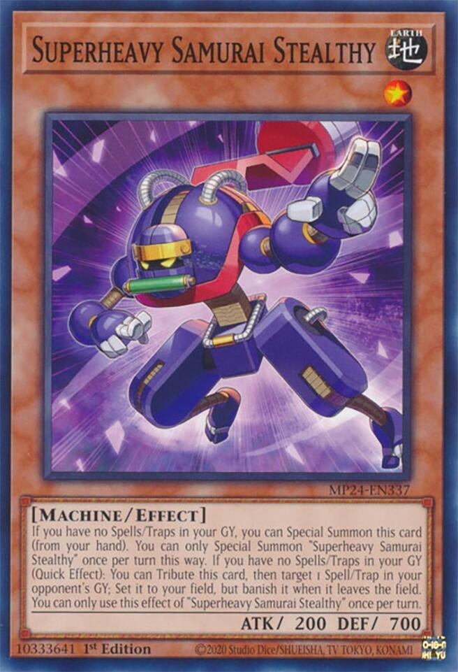 Image for Superheavy Samurai Stealthy (25th Anniversary Tin: Dueling Mirrors) (MP24-EN337) - YuGiOh