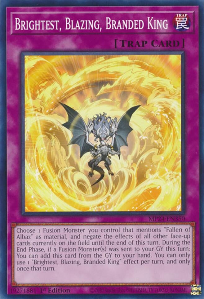 Image for Brightest, Blazing, Branded King (25th Anniversary Tin: Dueling Mirrors) (MP24-EN350) - YuGiOh