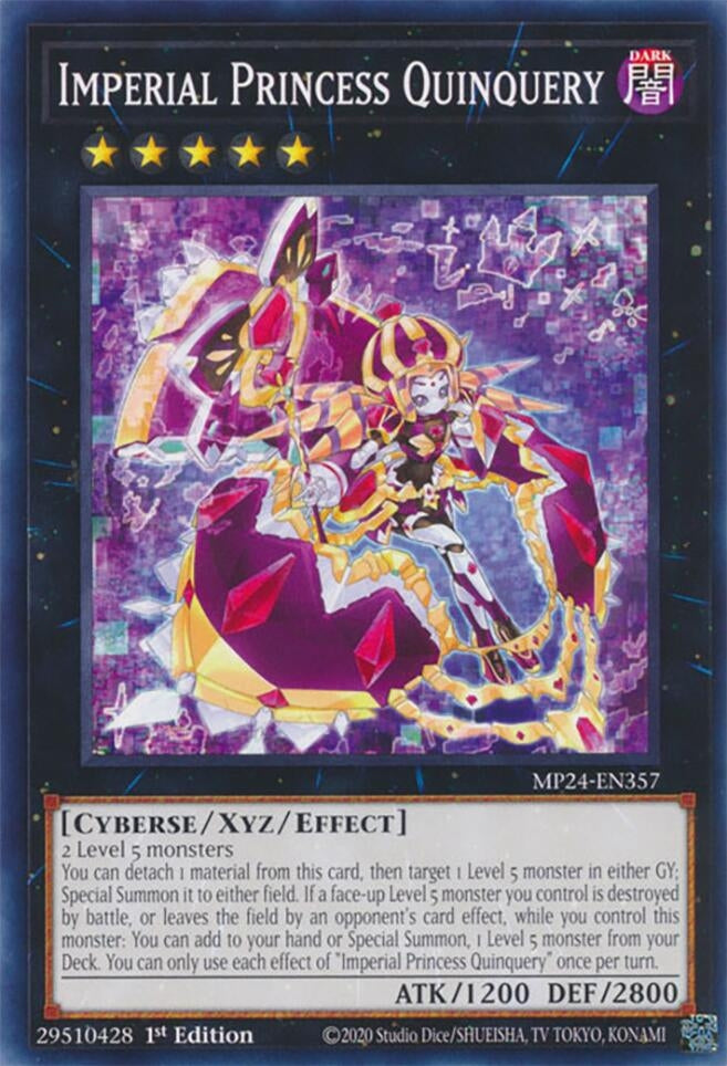 Image for Imperial Princess Quinquery (25th Anniversary Tin: Dueling Mirrors) (MP24-EN357) - YuGiOh