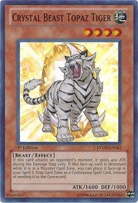 Image for Crystal Beast Topaz Tiger (Ra Yellow Mega Pack) (RYMP-EN043) - YuGiOh