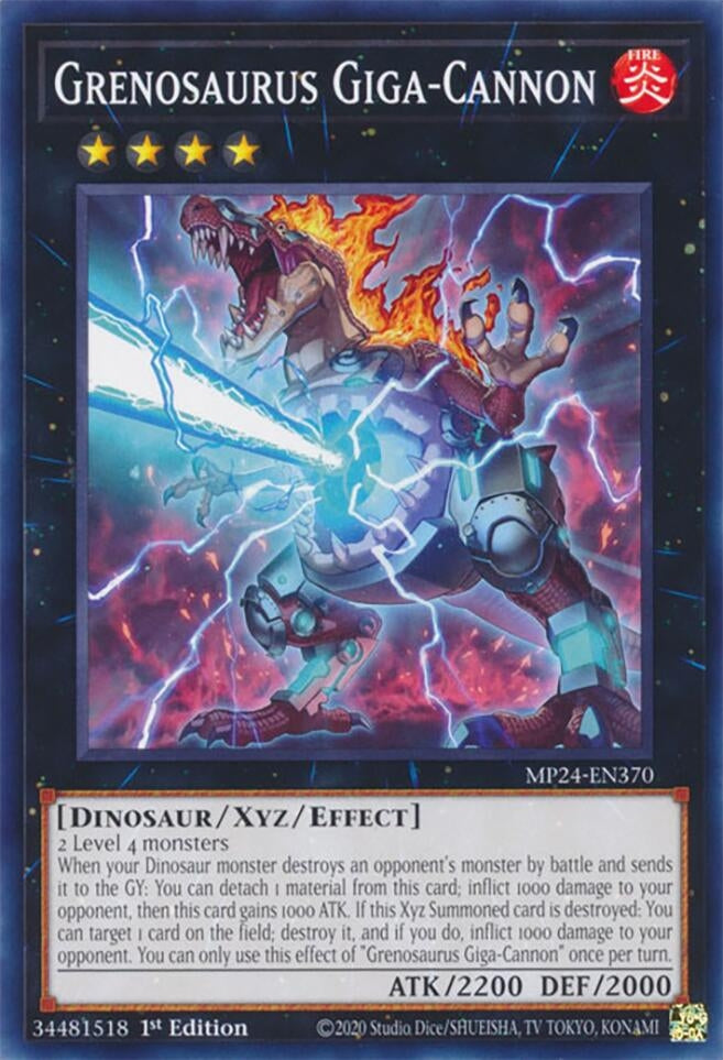 Image for Grenosaurus Giga-Cannon (25th Anniversary Tin: Dueling Mirrors) (MP24-EN370) - YuGiOh