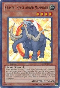 Image for Crystal Beast Amber Mammoth (Ra Yellow Mega Pack) (RYMP-EN044) - YuGiOh