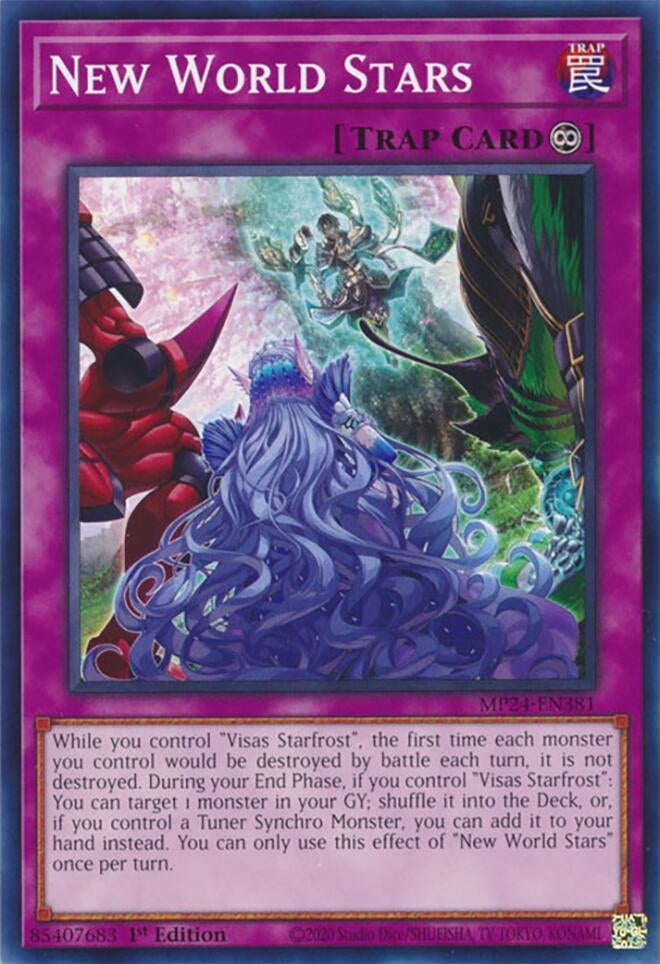 Image for New World Stars (25th Anniversary Tin: Dueling Mirrors) (MP24-EN381) - YuGiOh