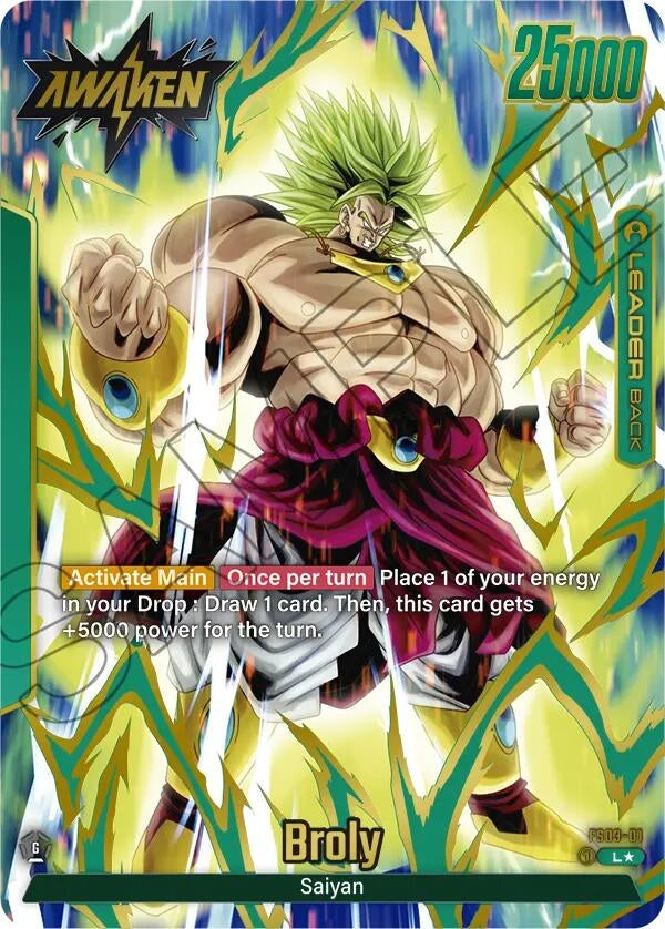 Image for Broly - FS03-01 (Gold) (Fusion World Promotion Cards and Packs) (FS03-01) - Dragon Ball Super: Fusion World