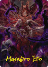 Image for Damnation Art Card (Gold-Stamped Signature) (Art Series: Duskmourn: House of Horror) (53) - Magic: The Gathering