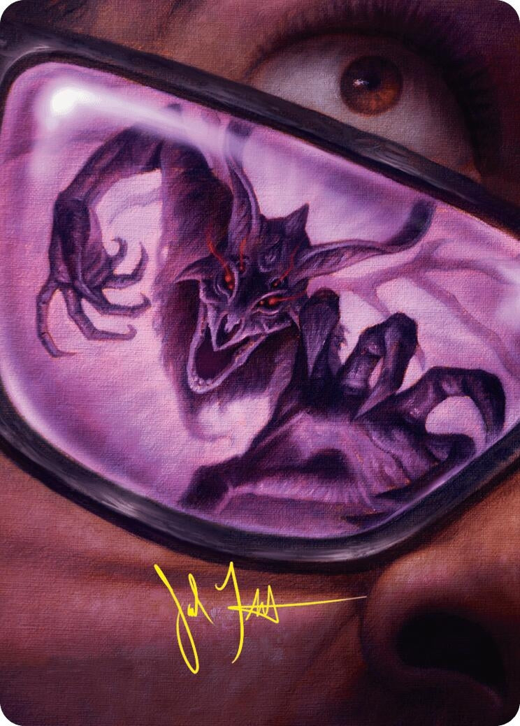 Image for Doomsday Excruciator Art Card (Gold-Stamped Signature) (Art Series: Duskmourn: House of Horror) (38) - Magic: The Gathering