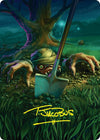 Image for Exhume Art Card (Gold-Stamped Signature) (Art Series: Duskmourn: House of Horror) (52) - Magic: The Gathering
