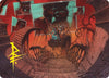 Image for Let's Play a Game Art Card (Gold-Stamped Signature) (Art Series: Duskmourn: House of Horror) (8) - Magic: The Gathering