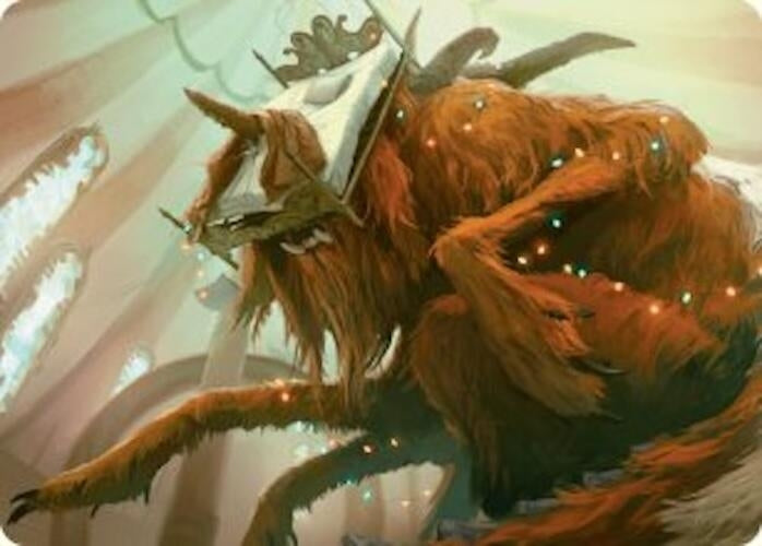 Image for Bedhead Beastie Art Card (Art Series: Duskmourn: House of Horror) (11) - Magic: The Gathering