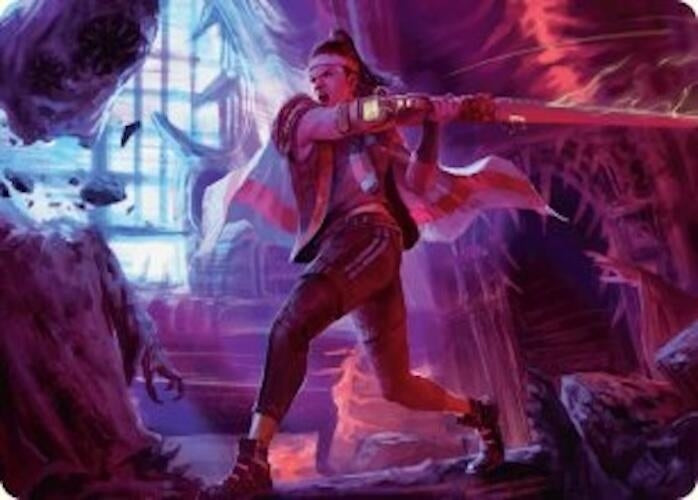 Image for Diversion Specialist Art Card (Art Series: Duskmourn: House of Horror) (13) - Magic: The Gathering
