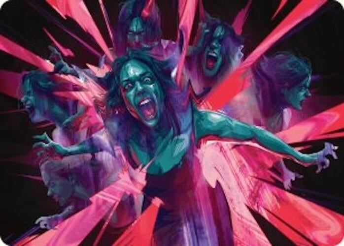 Image for Waltz of Rage Art Card (Art Series: Duskmourn: House of Horror) (35) - Magic: The Gathering
