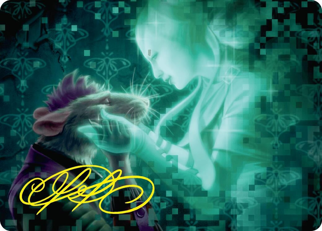 Image for Cathartic Parting Art Card (Gold-Stamped Signature) (Art Series: Duskmourn: House of Horror) (14) - Magic: The Gathering