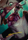 Image for Hauntwoods Shrieker Art Card (Gold-Stamped Signature) (Art Series: Duskmourn: House of Horror) (40) - Magic: The Gathering