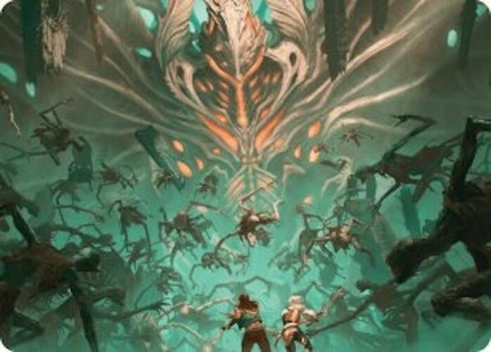 Image for Valgavoth's Onslaught Art Card (Art Series: Duskmourn: House of Horror) (16) - Magic: The Gathering