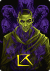 Image for Kaito, Bane of Nightmares Art Card (Gold-Stamped Signature) (Art Series: Duskmourn: House of Horror) (42) - Magic: The Gathering