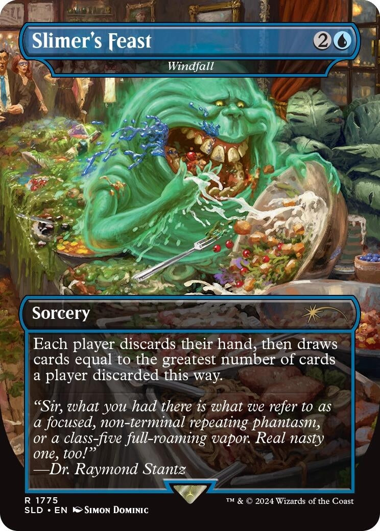 Image for Slimer's Feast - Windfall (Secret Lair Drop Series) (1775) - Magic: The Gathering