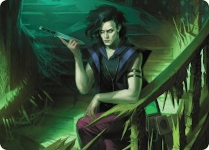 Image for Winter, Misanthropic Guide Art Card (Art Series: Duskmourn: House of Horror) (24) - Magic: The Gathering
