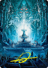 Image for Island Art Card (Gold-Stamped Signature) (Art Series: Duskmourn: House of Horror) (28) - Magic: The Gathering
