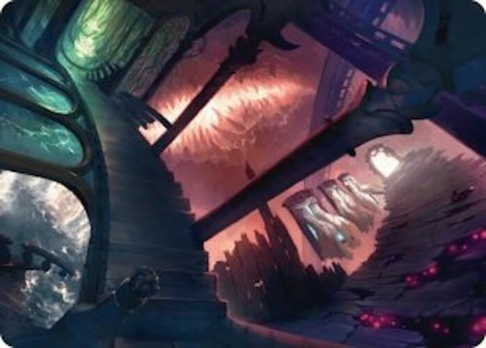 Image for Terramorphic Expanse Art Card (Art Series: Duskmourn: House of Horror) (27) - Magic: The Gathering