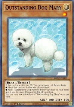 Outstanding Dog Mary - Burst of Destiny (Common) [BODE-035]
