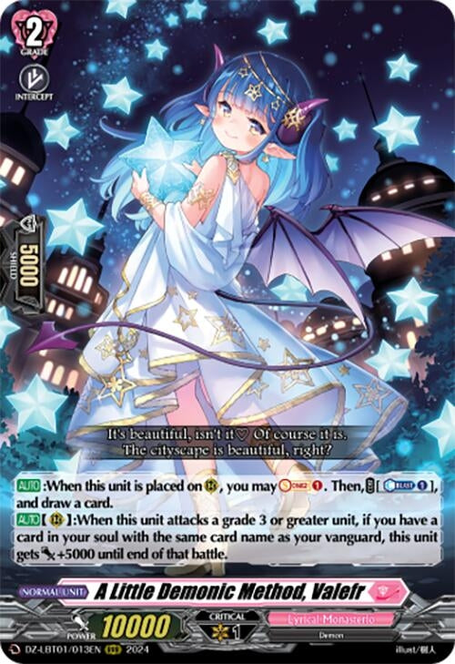 Image for A Little Demonic Method, Valefr (DZ-LBT01: Lyrical Monasterio Sparkling Stars!) (DZ-LBT01/013EN) - Cardfight Vanguard