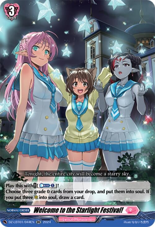Image for Welcome to the Starlight Festival! (DZ-LBT01: Lyrical Monasterio Sparkling Stars!) (DZ-LBT01/044EN) - Cardfight Vanguard
