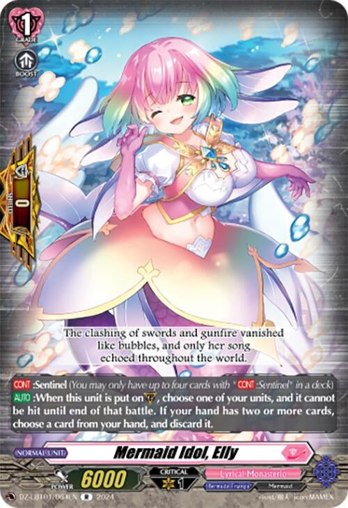 Image for Mermaid Idol, Elly (DZ-LBT01: Lyrical Monasterio Sparkling Stars!) (DZ-LBT01/064EN) - Cardfight Vanguard