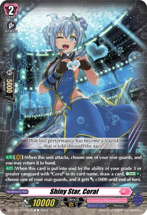 Image for Shiny Star, Coral (DZ-LBT01: Lyrical Monasterio Sparkling Stars!) (DZ-LBT01/075EN) - Cardfight Vanguard